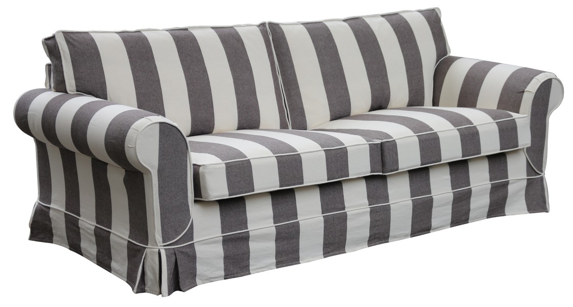 Hampton 3 Seater Sofa - Grey