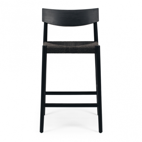 Ingrid Bar Stool Black Oak