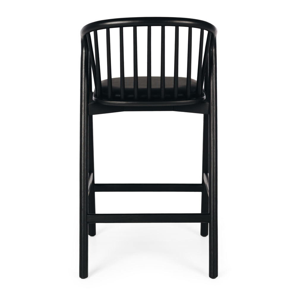 Nord Highback Barstool - Black