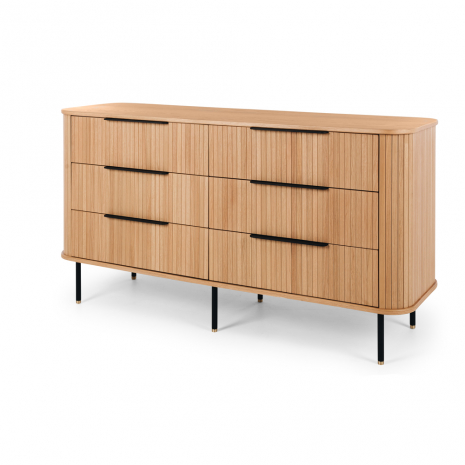 Anders 6 Drawer Dresser - Natural