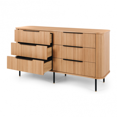 Anders 6 Drawer Dresser - Natural