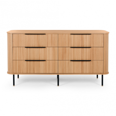 Anders 6 Drawer Dresser - Natural