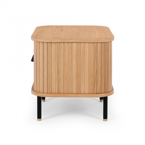 Anders 2 Drawer Bedside Table - Natural