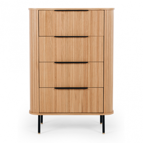 Anders 4 Drawer Tallboy - Natural