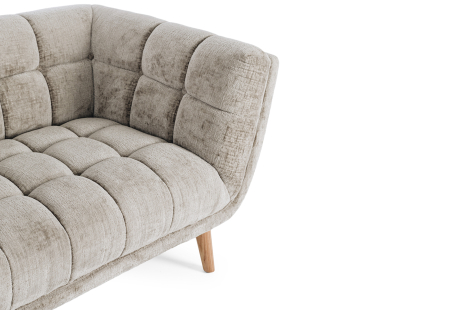 Towelie 3 seater sofa - Pearl Grey