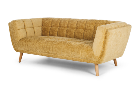 Towelie 3 seater sofa - Dijon Yellow