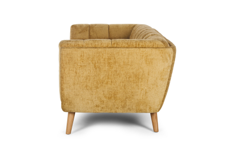 Towelie 3 seater sofa - Dijon Yellow