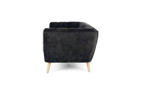 Towelie 3 seater sofa - Panther Black