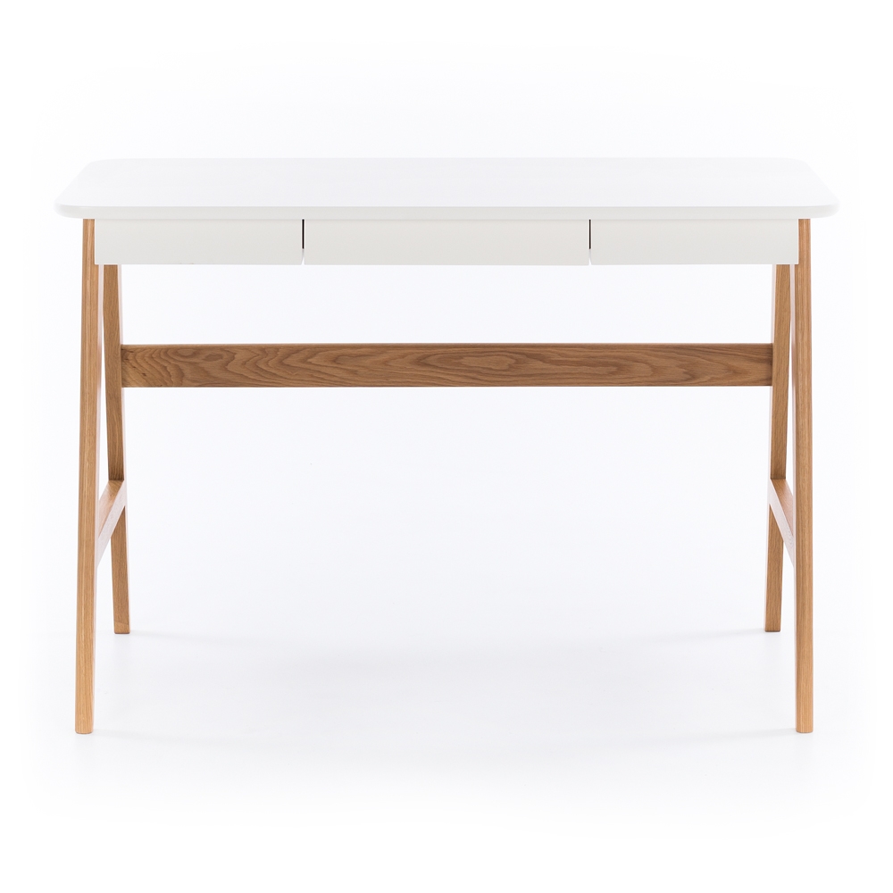 Radius Desk - Natural with White Top